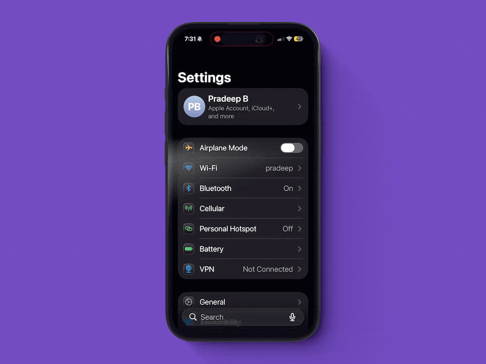 Configure Quick Capture with the iPhone Action Button