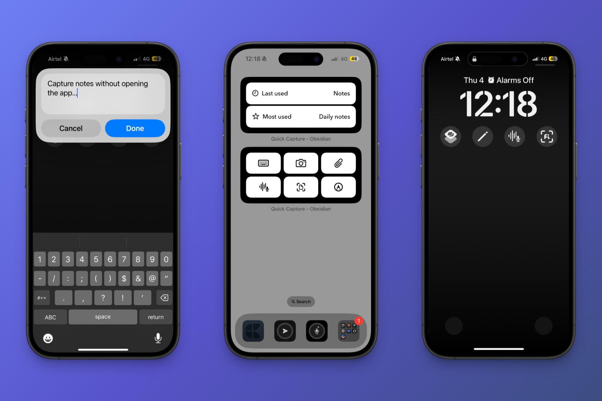 Home Screen Widget