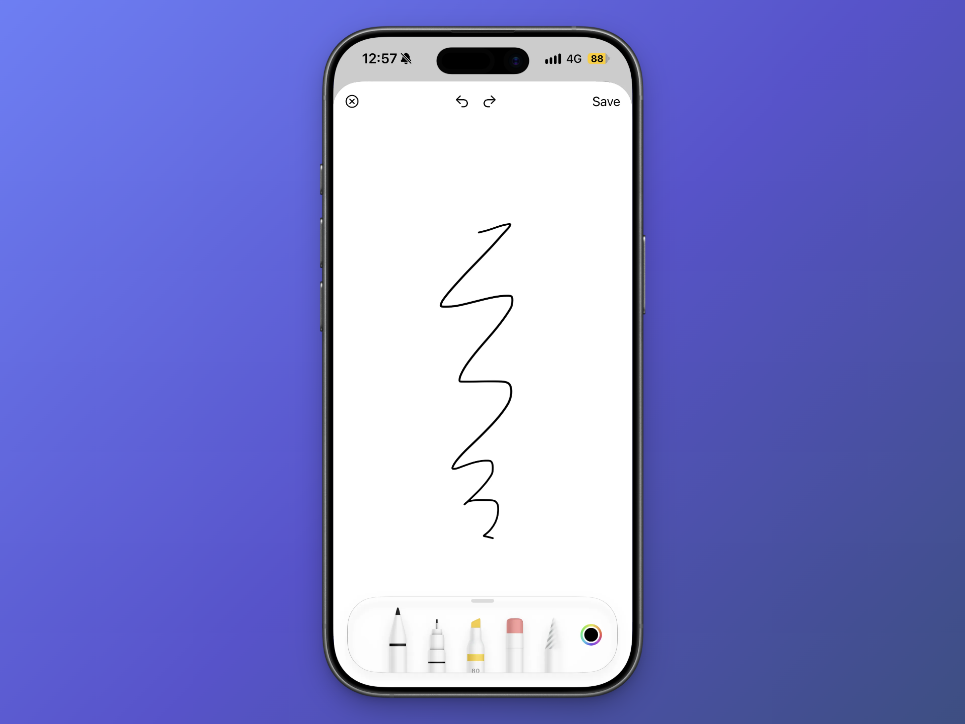 Sketch capture in Quick Capture